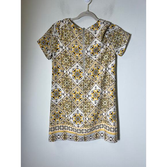 Lulu's Yellow Print Short Sleeve Knee Lenth Dress Sz xs - Picture 2 of 3